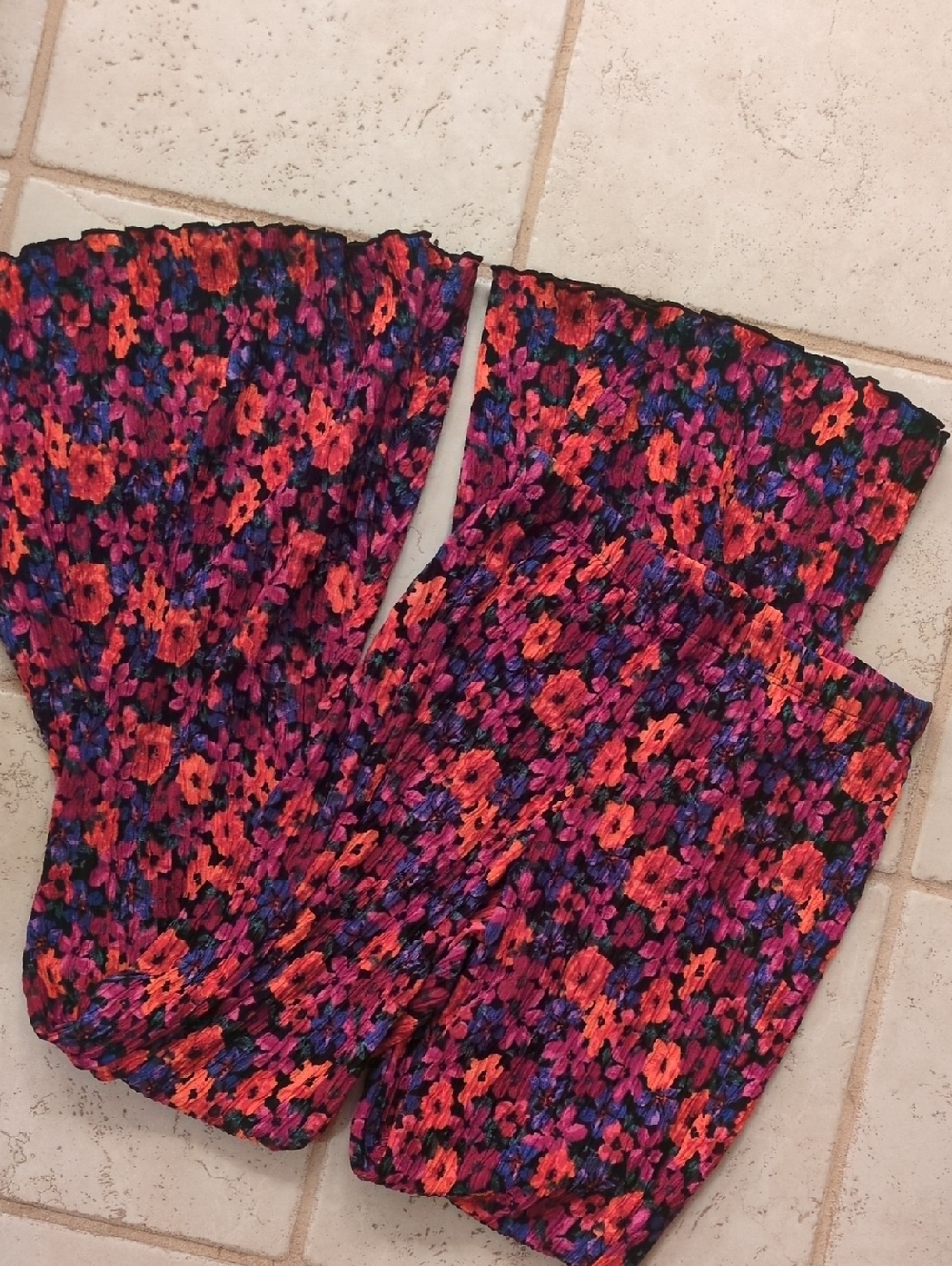 Floral Flare Pants